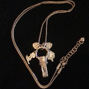 Brighton Badge clip Necklace